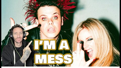PERFECT TOGETHER!! Avril Lavigne - I'm a Mess FT YUNGBLUD (REACTION)