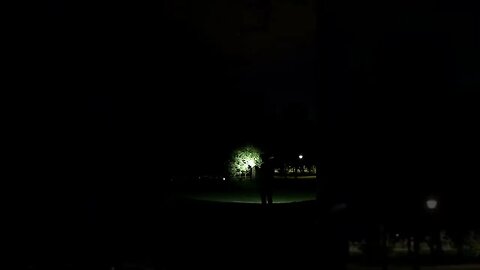 Convoy C8+ with CSLNM1.TG beamshots in dark park #shorts