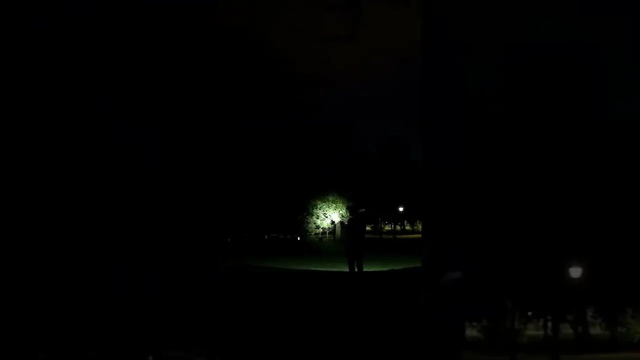 Convoy C8+ with CSLNM1.TG beamshots in dark park #shorts