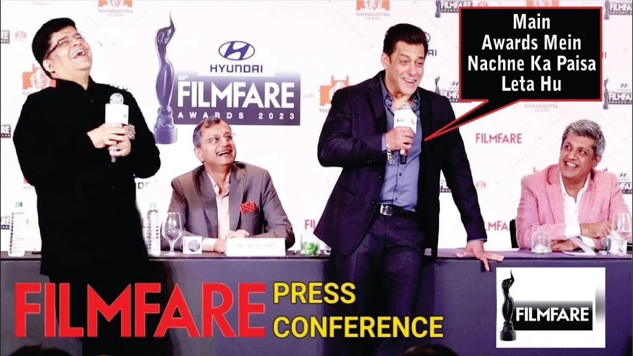 Filmfare Awards 2023 Press Conference | Salman Khan Filmfare Awards 2023 Full Show