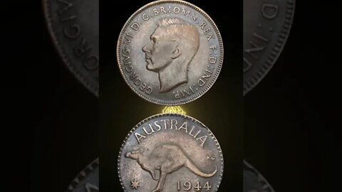 Australia 1 Penny 1944.#shorts #coinnotesz