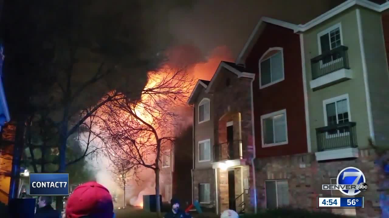 Second apartment fire in three months at Denver-area complex sparks concern among tenants