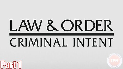 LAW & ORDER: CRIMINAL INTENT (VIDEO GAME) - CASE 'DARK OBSESSION' - PART 1