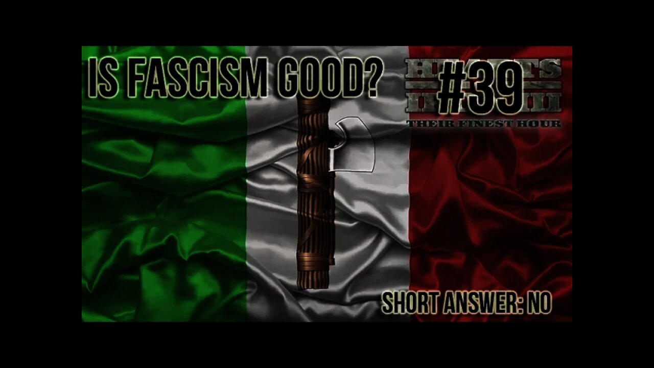 Hearts of Iron 3: Black ICE 9 - 39 (Italy) I cover lots of History