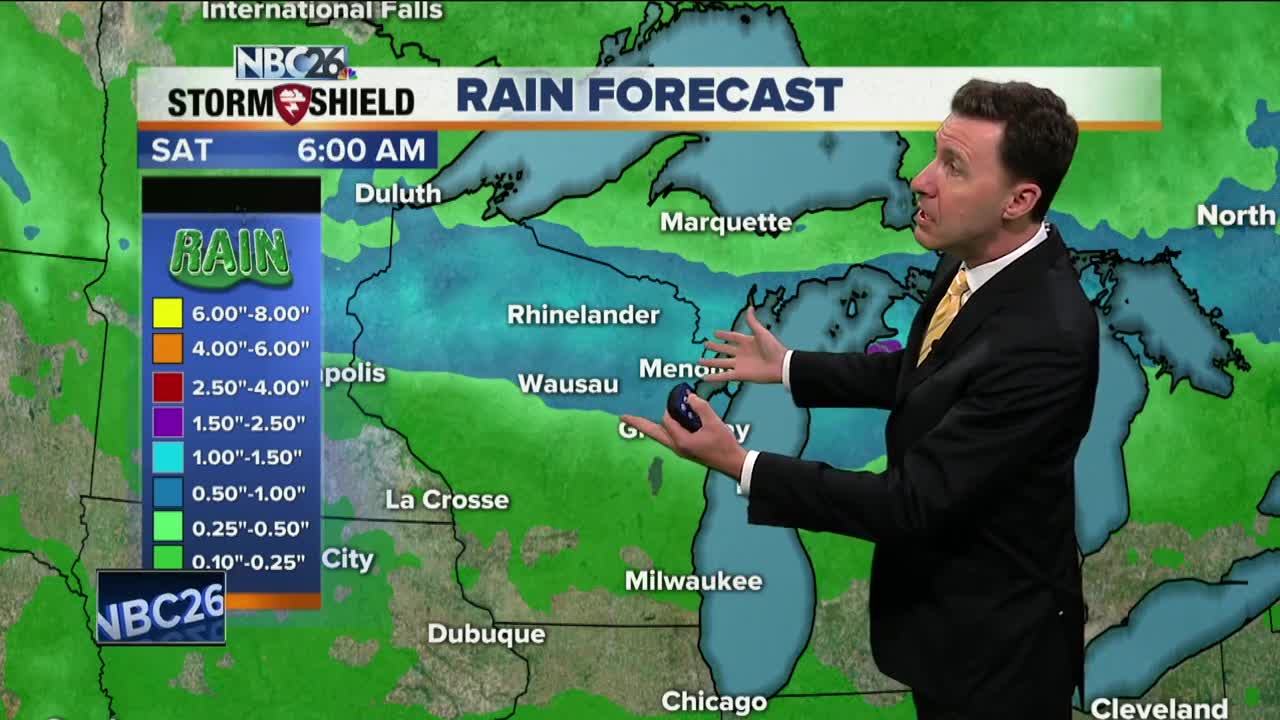 Michael Fish's NBC26 weather forecast