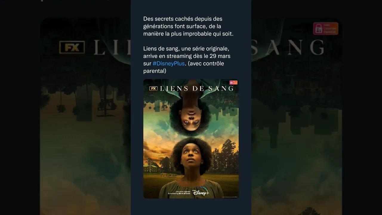 Liens de sang, une série originale, arrive en streaming dès le 29 mars sur #DisneyPlus