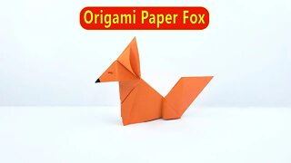 How to Make Origami Fox - DIY Easy Paper Crafts/Step by Step