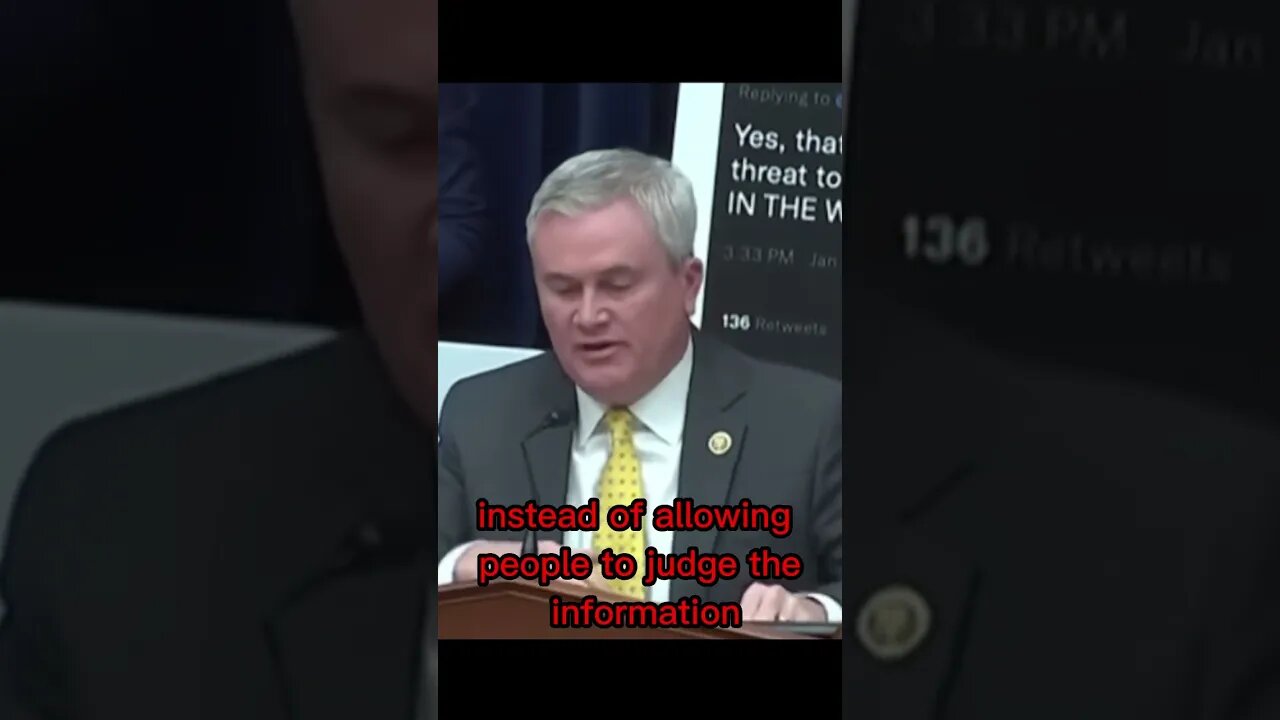 Comer tells Committee they'll get the answers | Subscribe for more ---------}