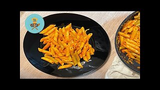 Penne With Red Pepper Sauce / Πένες Με Σάλτσα Από Κόκκινες Πιπεριές