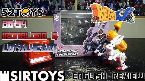 Video Review for 52Toys - Beastbox - BB-54 - Ironblood & Loyalheart