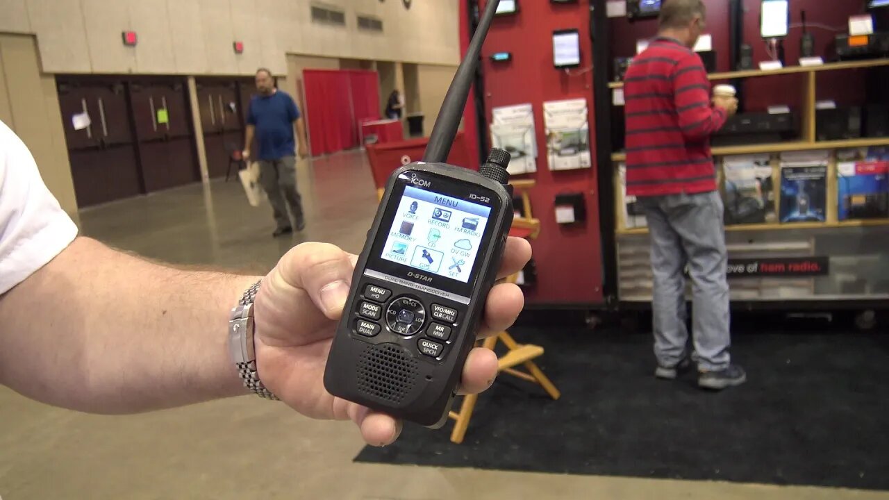 Icom ID-52 DSTAR Handheld With Ray Novak At Huntsville Hamfest!!!