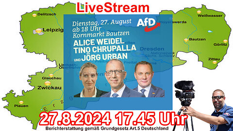 Live Stream am 27.8.2024 aus BAUTZEN