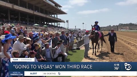 'Going to Vegas' wins race on Opening Day at Del Mar