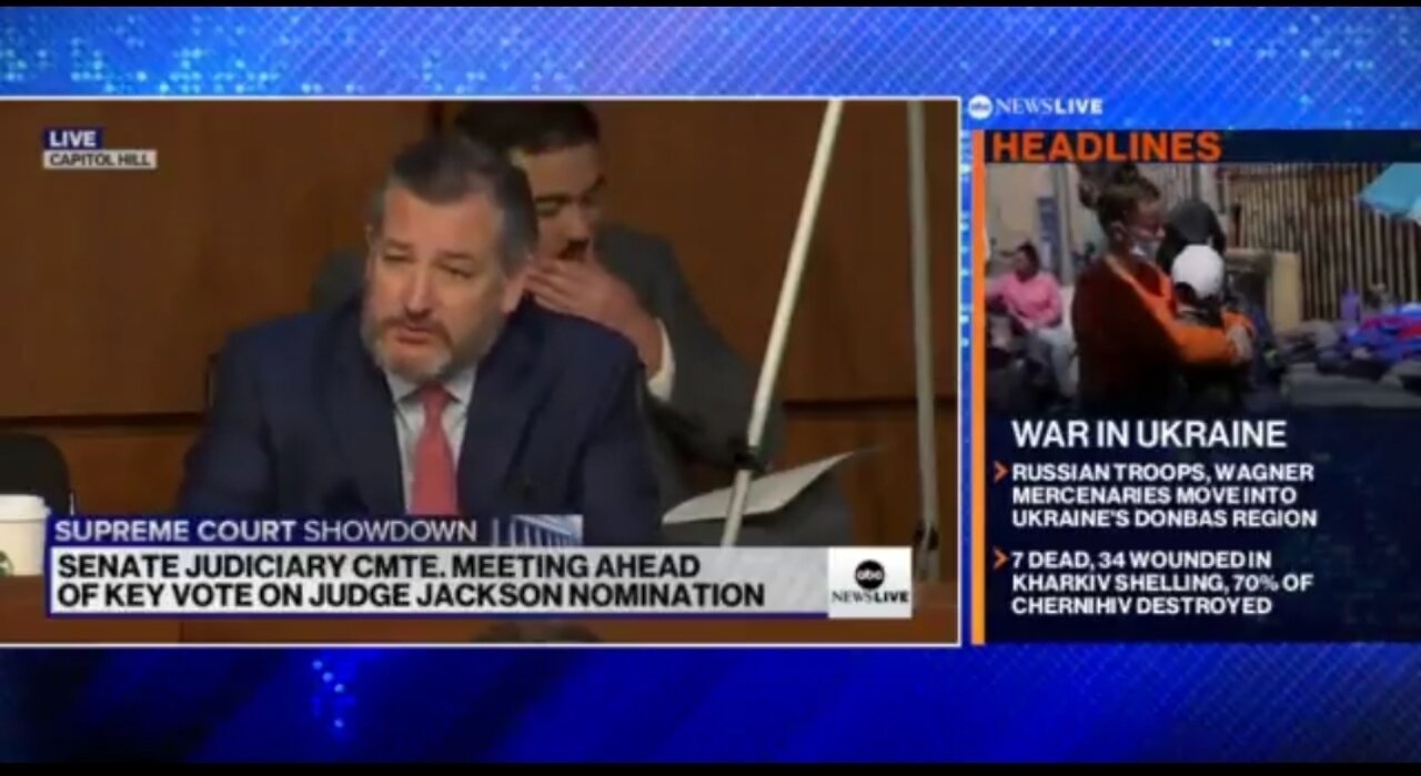 Sen Cruz: If Confirmed Judge Jackson Will Be The Most Extreme SC Justice Ever