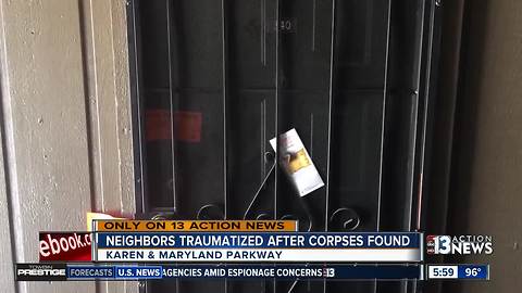 UPDATE: Neighbor living next to 2 decomposing bodies speaks only to 13 Action News