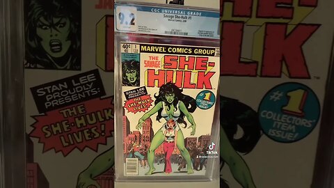 Marvel Comics: Savage She-Hulk 1 (CGC Graded 9.2) #marvel #hulk #1stappearance #1stissue