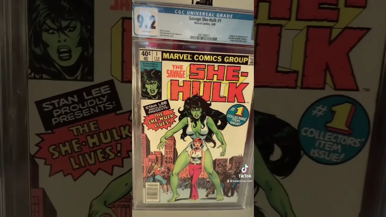 Marvel Comics: Savage She-Hulk 1 (CGC Graded 9.2) #marvel #hulk #1stappearance #1stissue