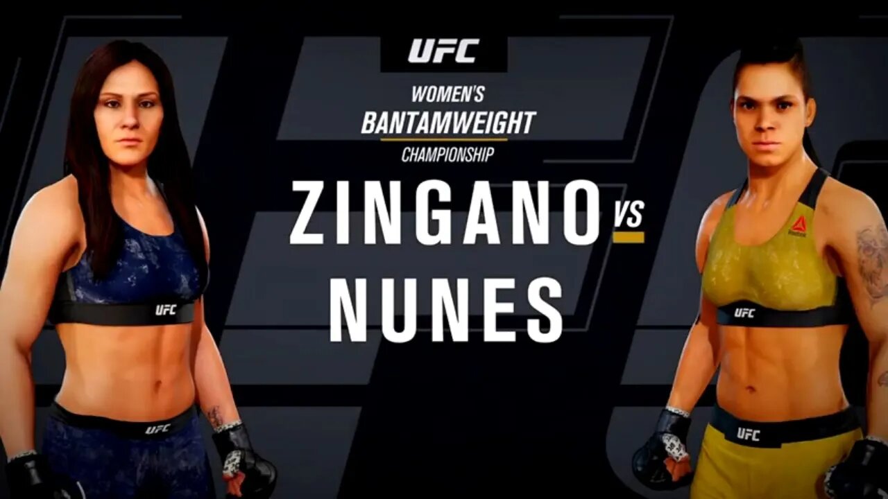 EA Sports UFC 3 Gameplay Amanda Nunes vs Cat Zingano