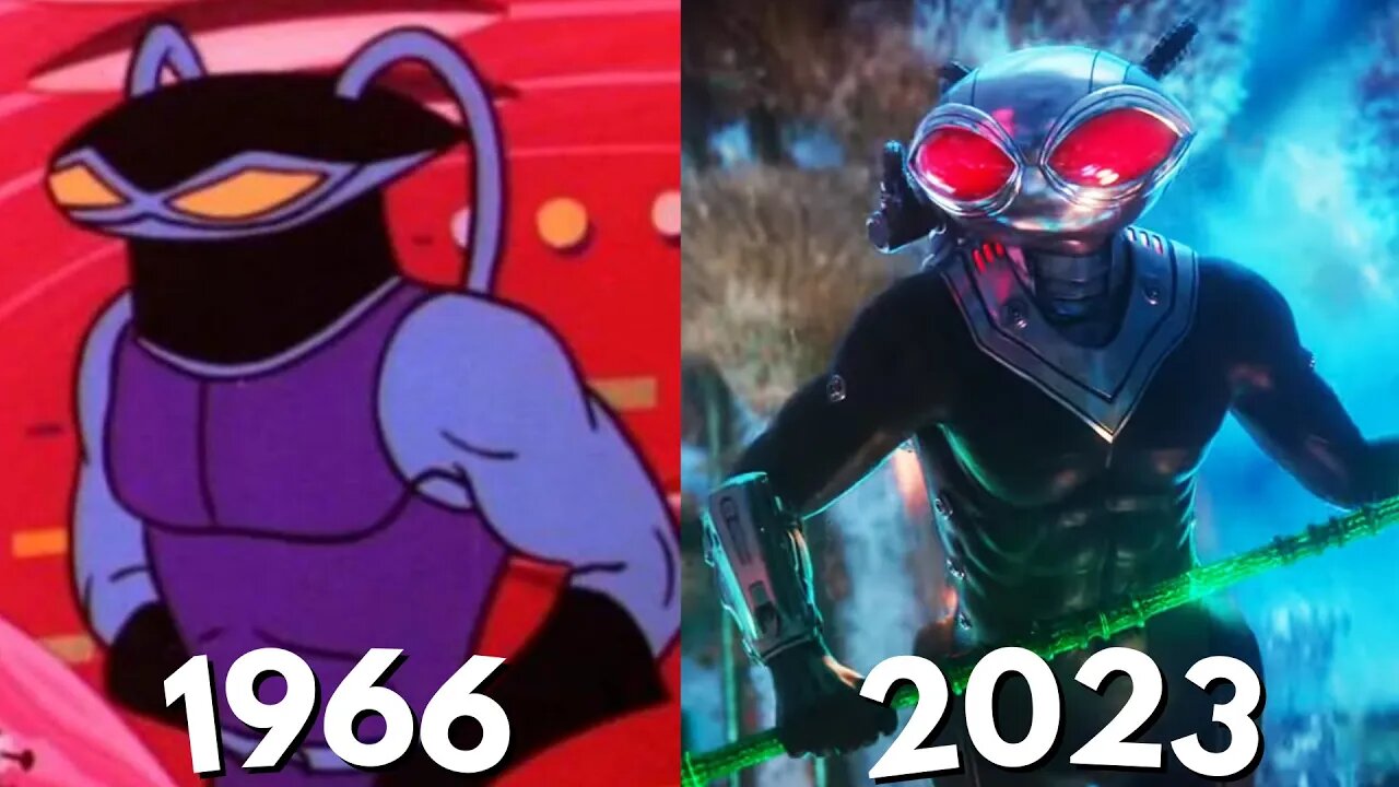 Evolution Of Black Manta In Movies, Cartoons & Tv [1966-2023]