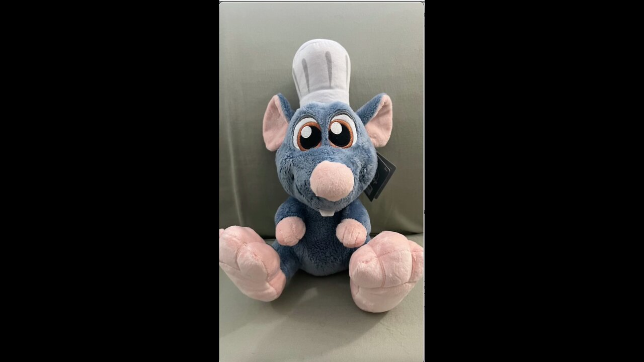 Disney Parks Chef Remy from Ratatouille Big Feet Plush Doll #shorts