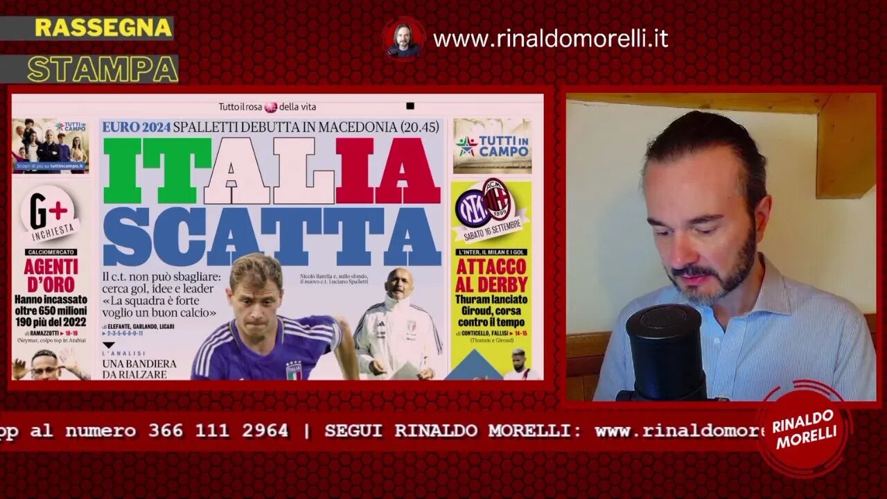 Italia, il giorno della Macedonia | 🗞️ Rassegna Stampa 9.9.2023 #463