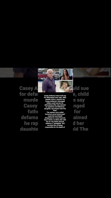 Casey Anthony’s dad could sue for defamation over rape, child murder claims, experts #shorts #news