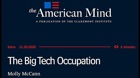 Big Tech Control of Free Speech pt 1...