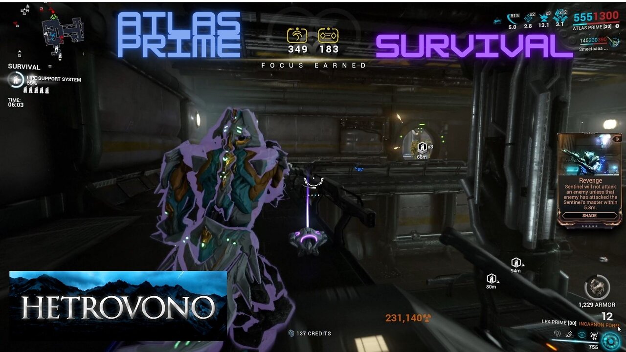 [Warframe] Atlas Prime Survival