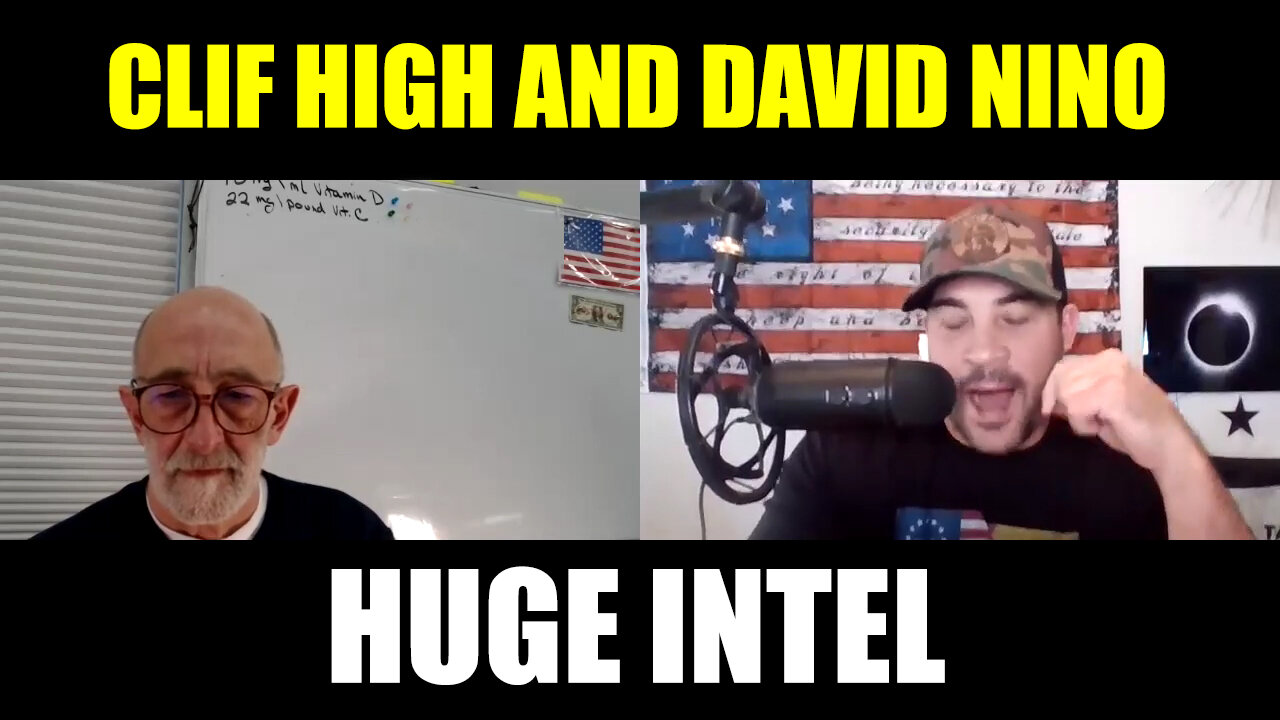 Clif High And David Nino Rodriguez Huge Intel