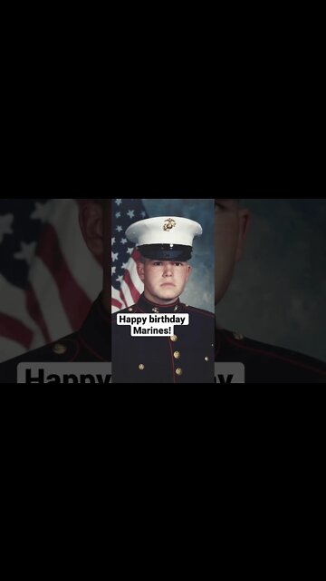 Happy birthday Marines! Ooh Rah!
