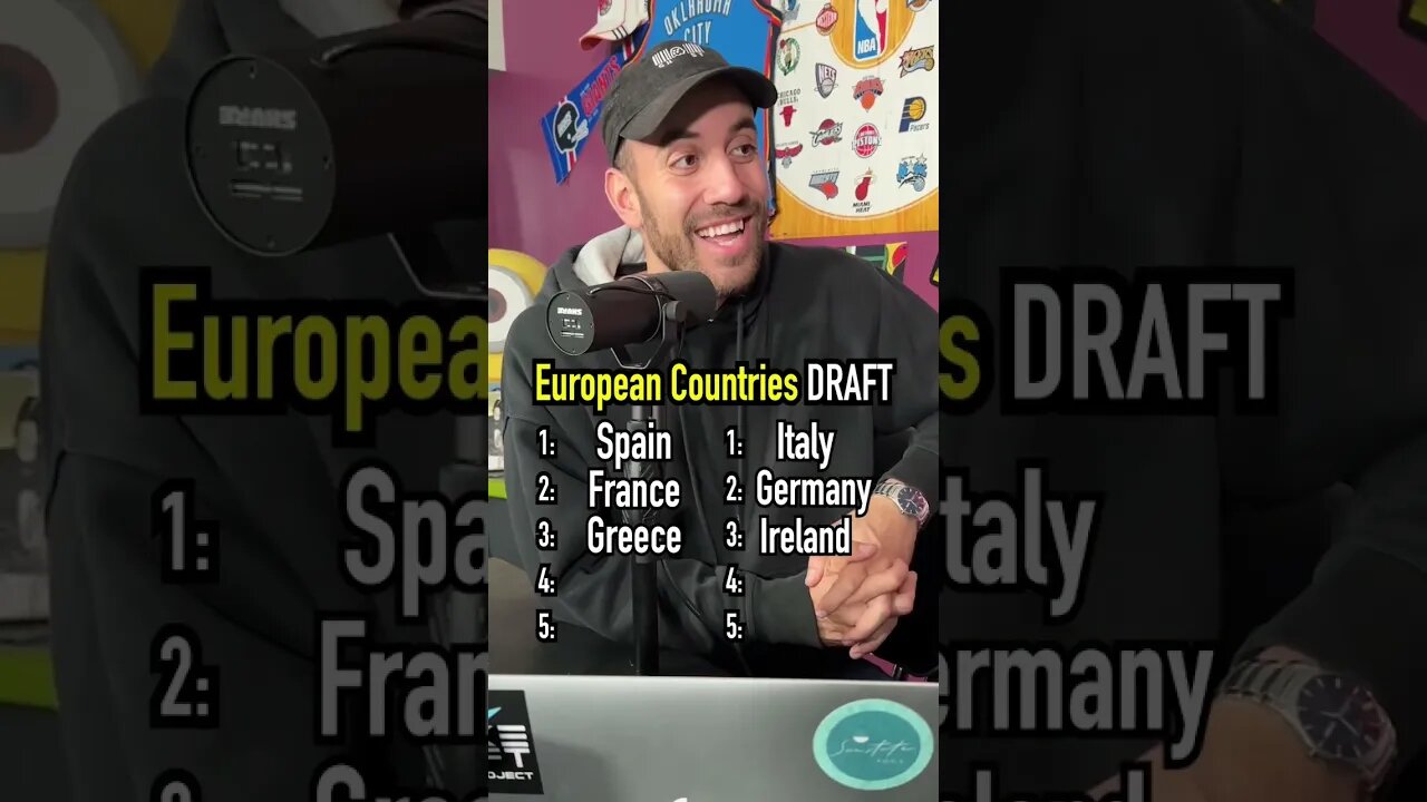 The EUROPEAN COUNTRIES Draft!! Which Team Wins?! #shorts #draft