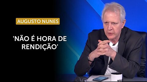 Augusto Nunes: 'Eu não tenho medo, não me intimidam. Vamos para o próximo jogo'