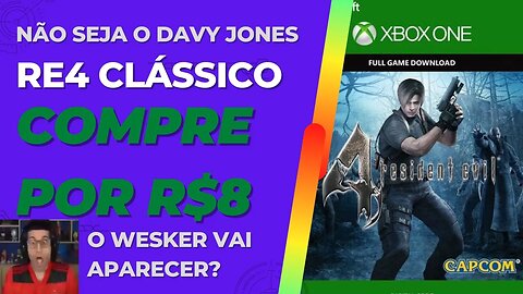 Não Seja Um Davy Jones e Compre o Resident Evil 4 Clássico por R$8 Reais