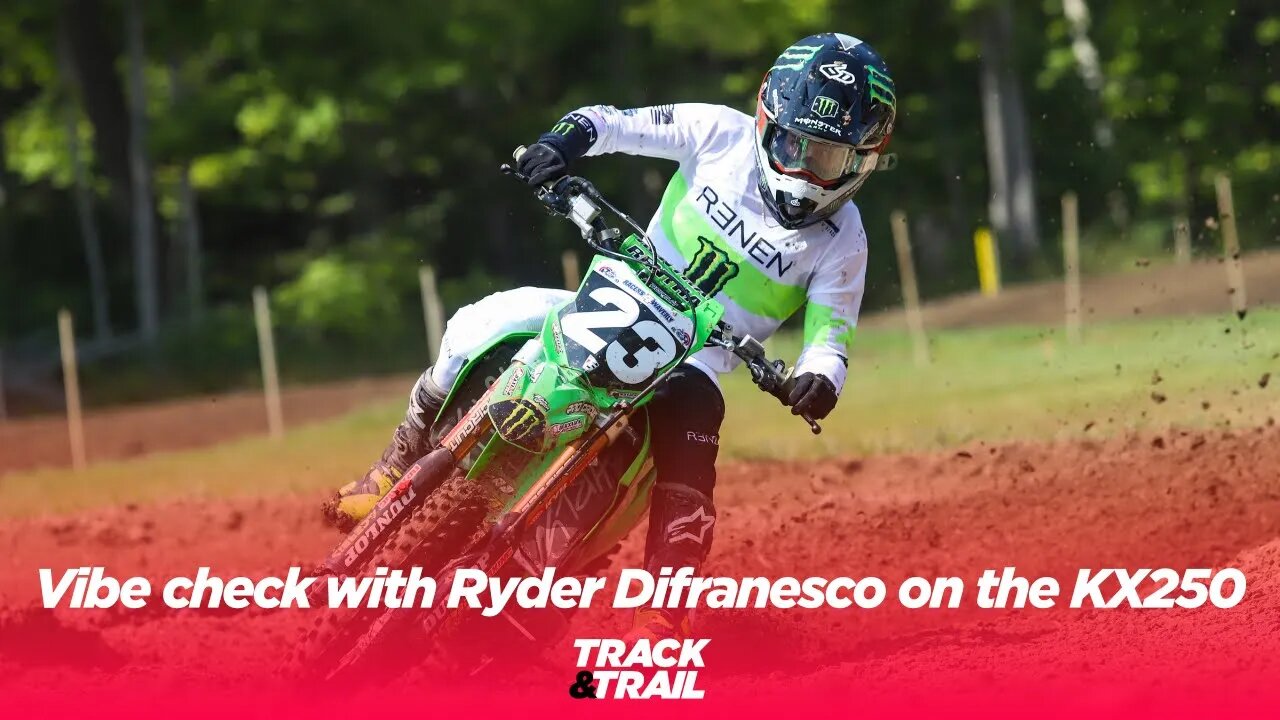Vibe check with Ryder Difranesco on the KX250 | Kawasaki #Shorts