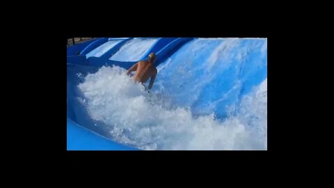 Flowrider - Andrew at Soak City, Kings Island (2022)#shorts