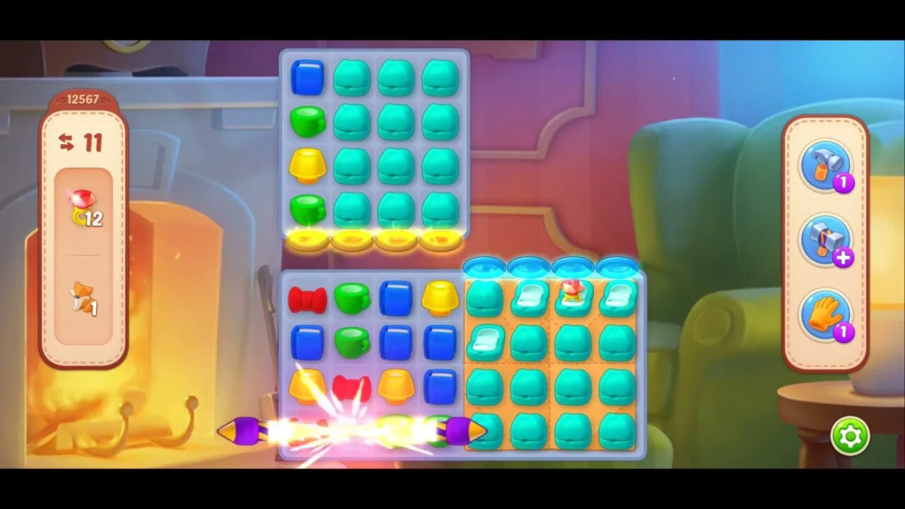 Playrix Homescapes Gameplay Walkthrough Level 12567