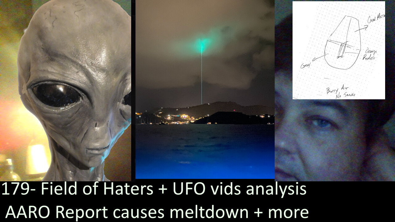 Live Chat with Paul; -179- UFO vids + AARO Report Meltdown + Field of Haters + Multiverse Theory