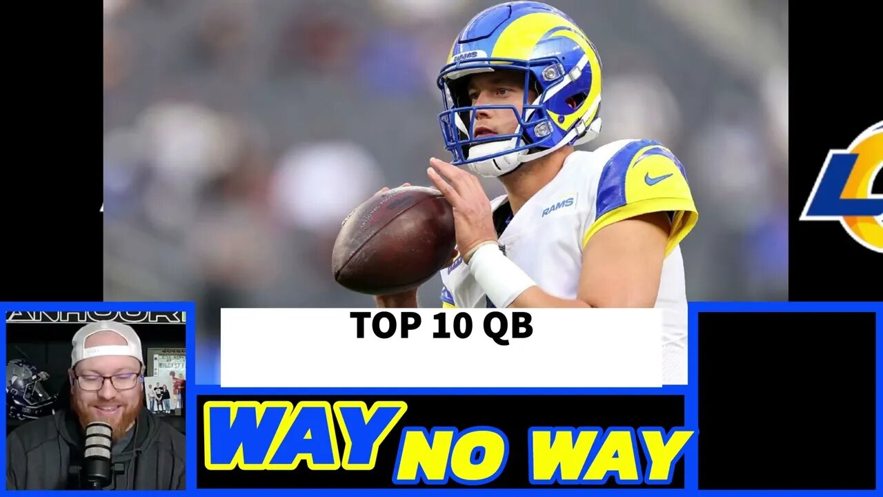 Is Matthew Stafford a Top 10 QB?