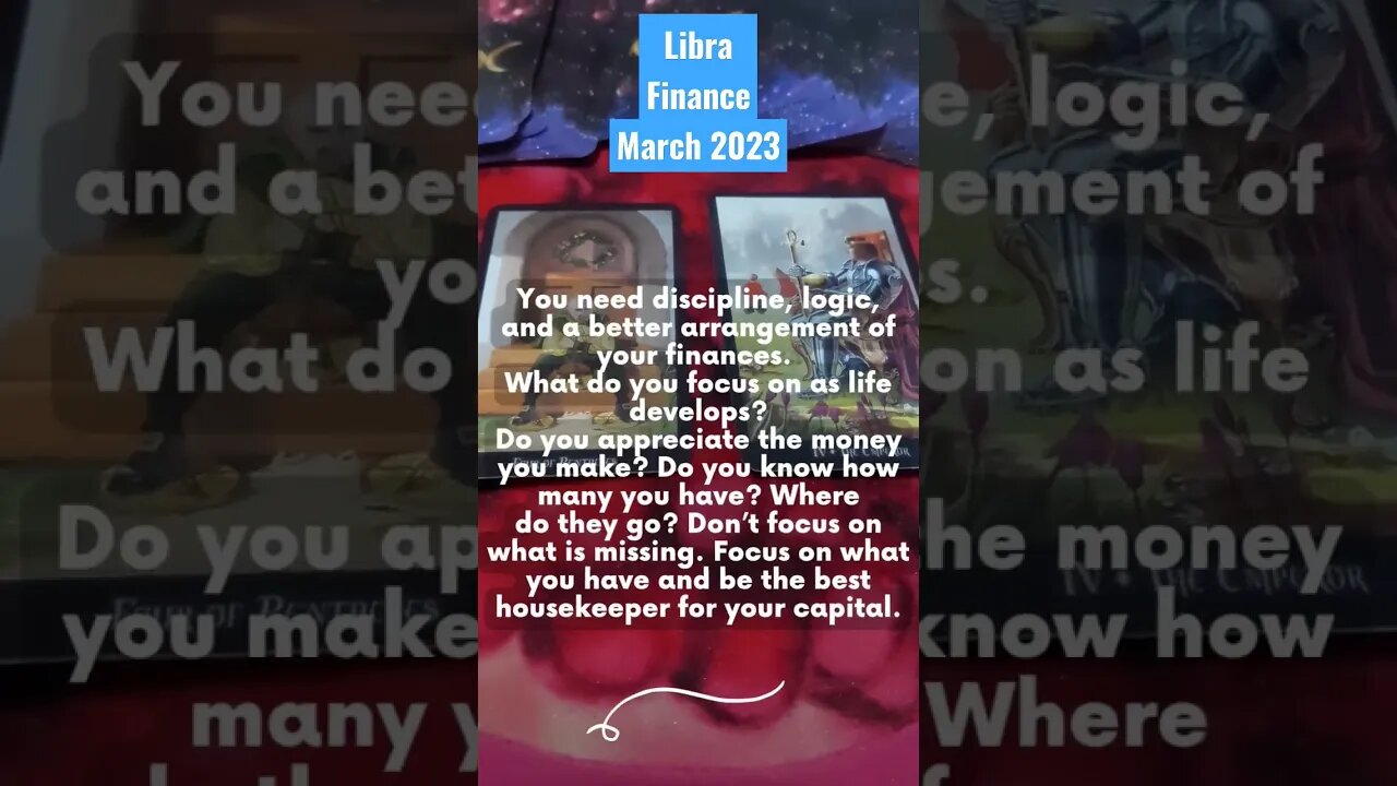 Libra Finance March 2023 #tarot #finance #libra