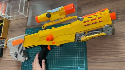 #246 Nerf 新手上路 - 黃狙 Longshot CS-6 提升射擊準確度