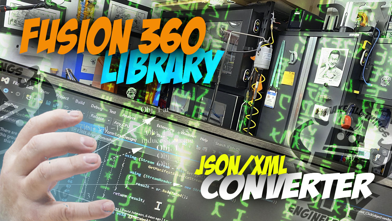 Episode 045: Developing a Fusion360 Library Converter using .Net, C#, JSON and XML?