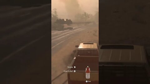 Call of Duty Campaign: upside down slidey truck