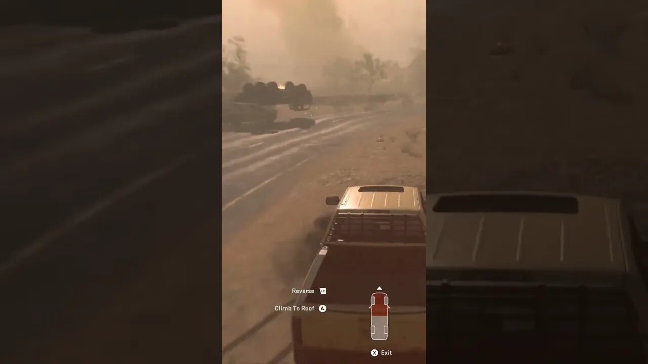 Call of Duty Campaign: upside down slidey truck