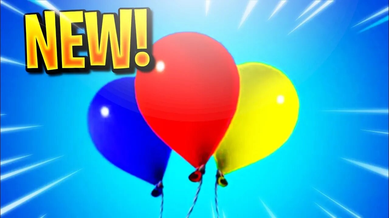 New BALLOONS In Fortnite! NEW "FORTNITE BALLOONS FEATURE!" HOW TO USE NEW BALLOON ITEMS IN FORTNITE!