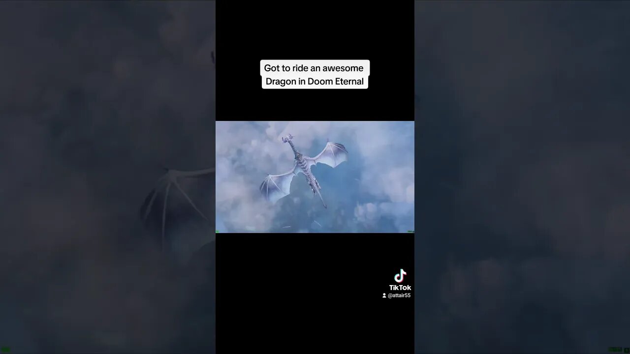 Got to #ride a #dragon while #flying in #doometernal #doom #games #foryou #fyp #viral #fy #Bethesda