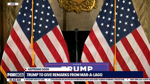 Trump gives remarks from mar-a-Lago #usa news new tranding
