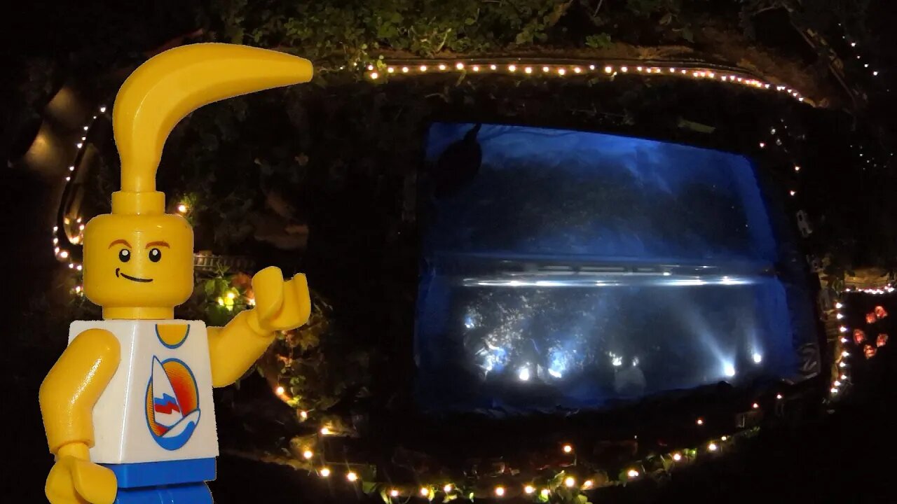 Underwater Lego Train by night part 2