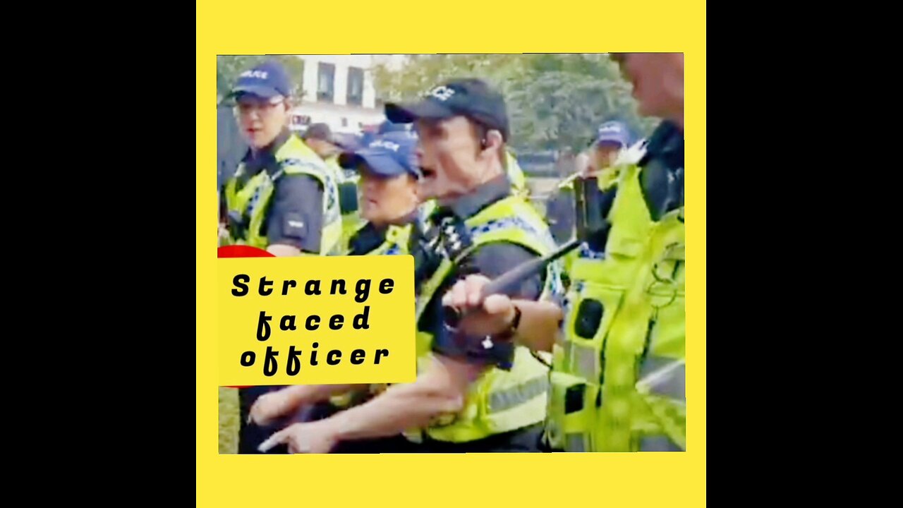 Strange Faced Officer