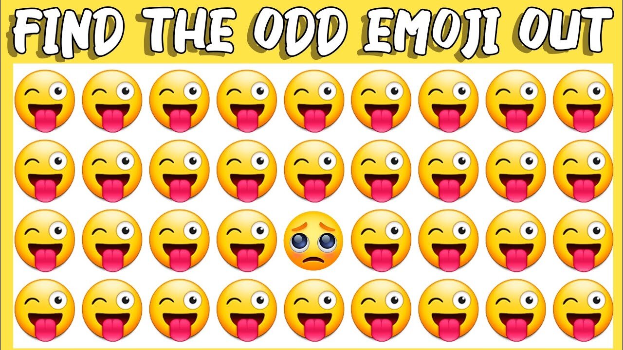 Emoji Oddity Hunt: Easy, Medium, Hard, and the Impossibly Tricky Levels