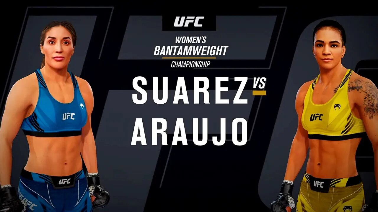 EA Sports UFC 4 Gameplay Viviane Araujo vs Tatiana Suarez